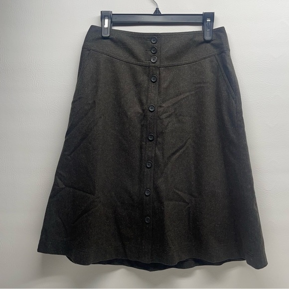 Banana republic womens skirts size 4 80%wool NWT front bottoms - Picture 1 of 6